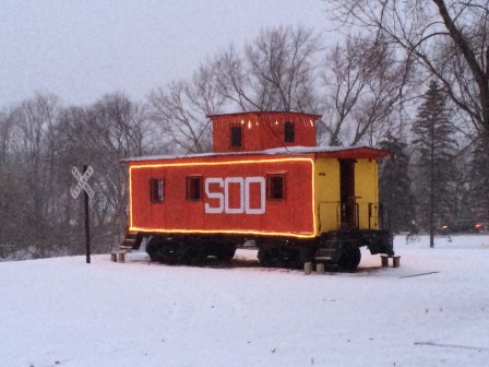 Lake Villa's Sled Hill at Caboose Park