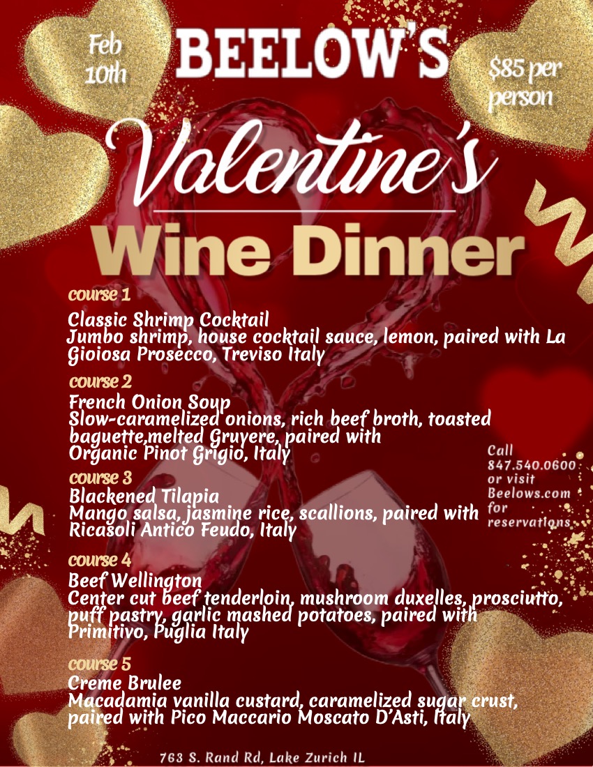 Beelow's Valentine Dinner