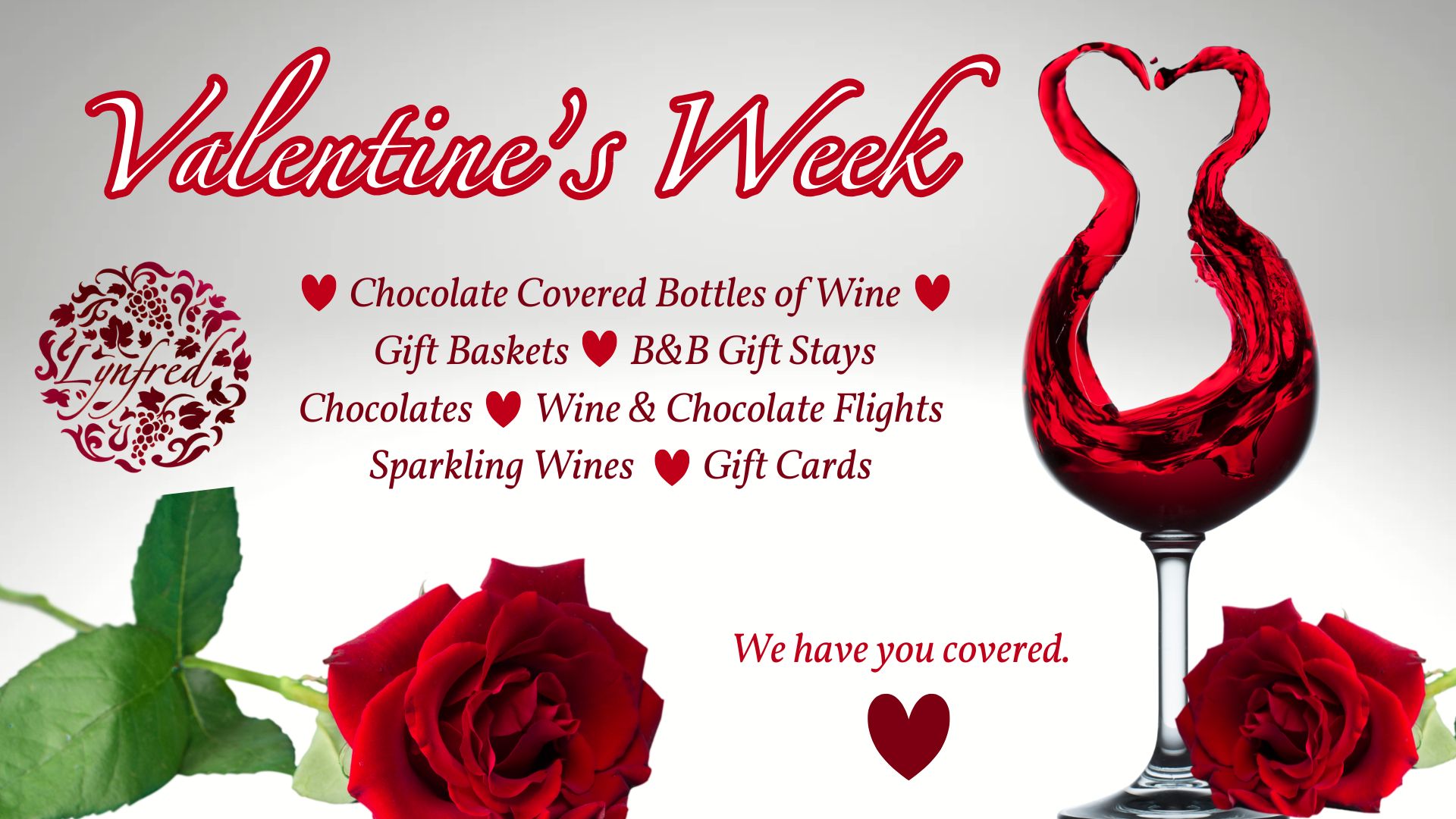 Valentine's Week at Lynfred Winery