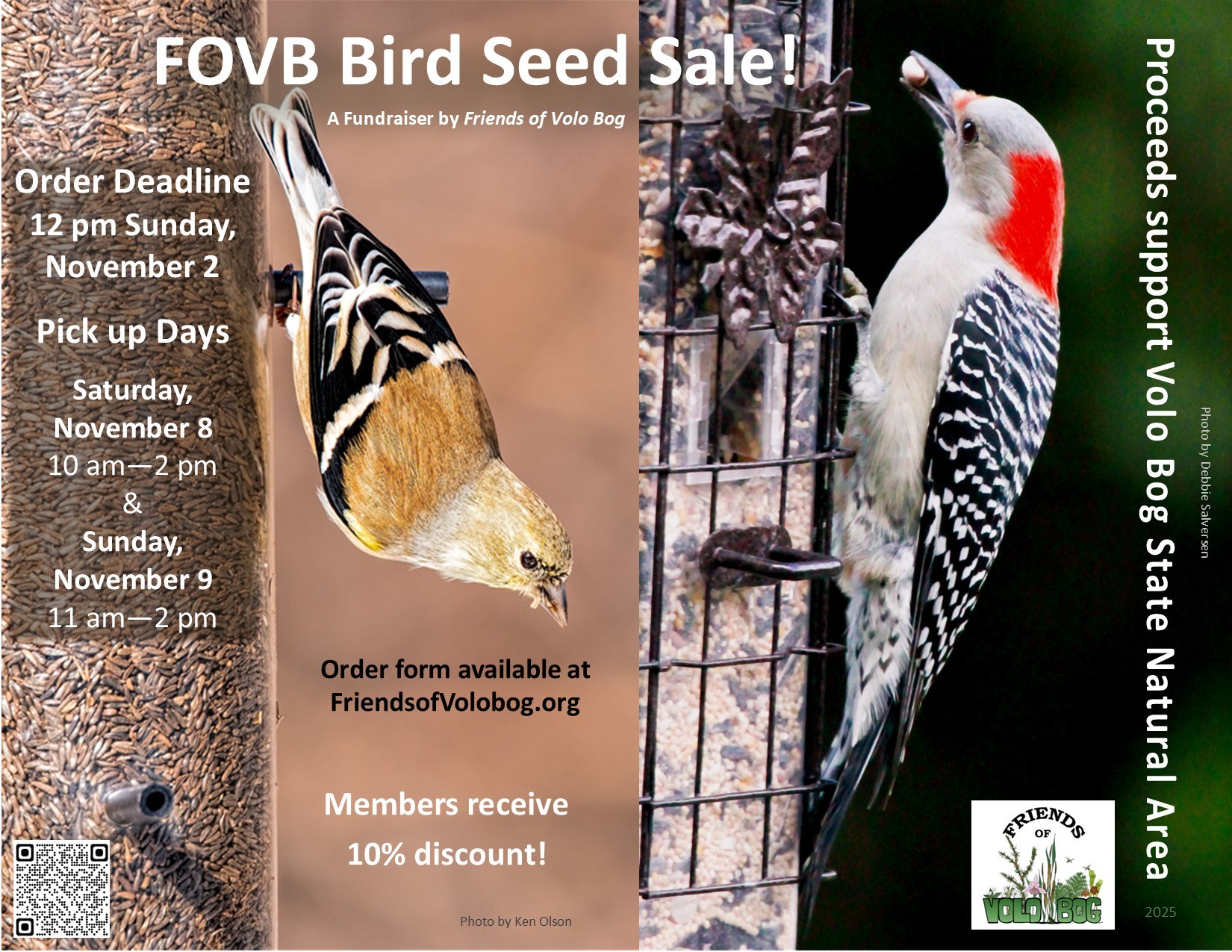 Bird Seed Sale at Volo Bog State Natural Area