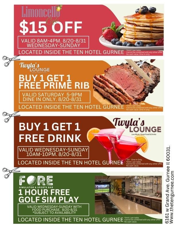 Exclusive Deals at The Ten Hotel in Gurnee