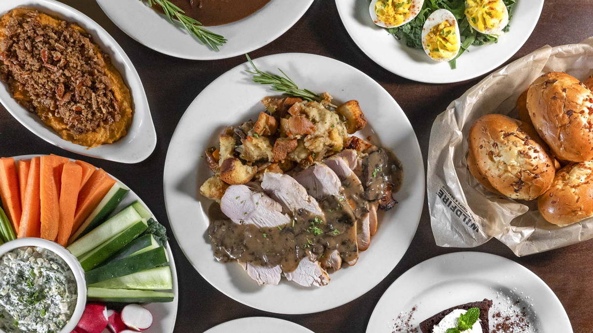 WildFire Thanksgiving Day Menu