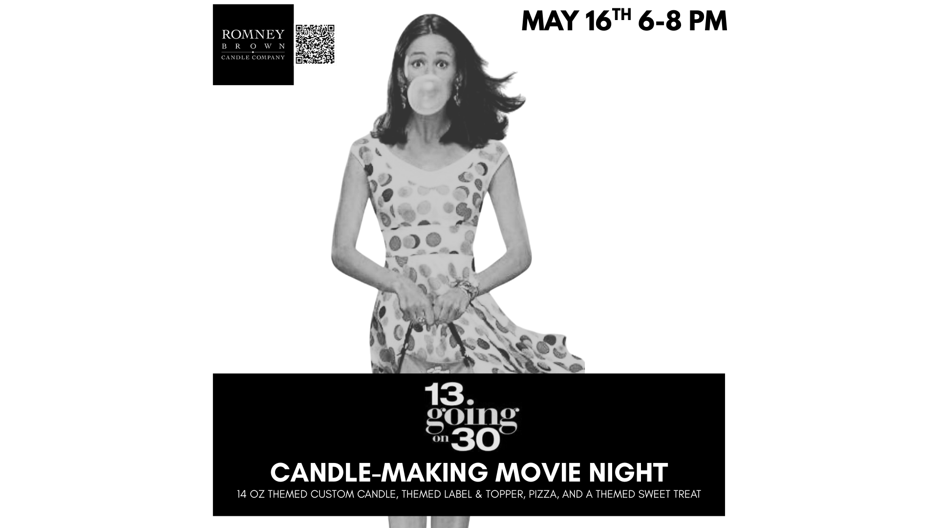 13 Going On 30: Candle-Making Movie Night