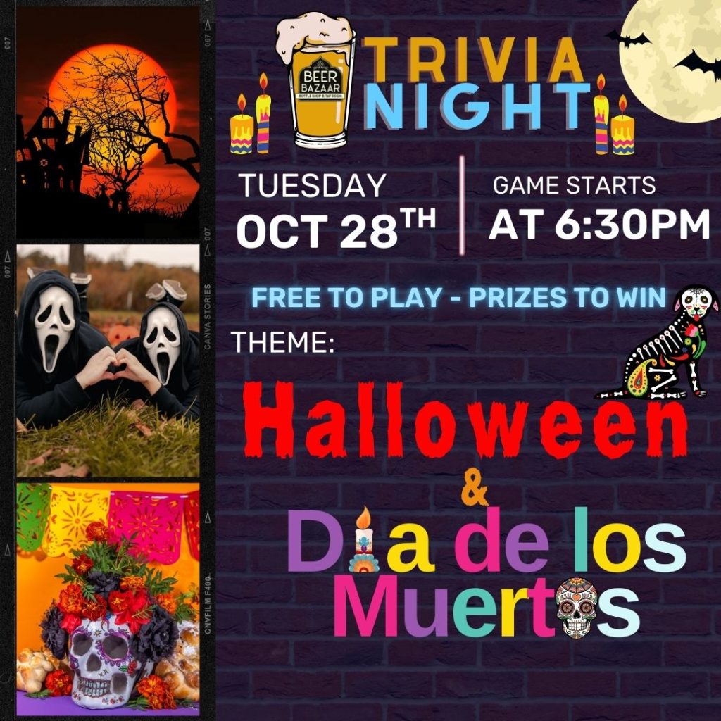 Halloween and Dia de los Muertos Trivia Night at Beer Bazaar