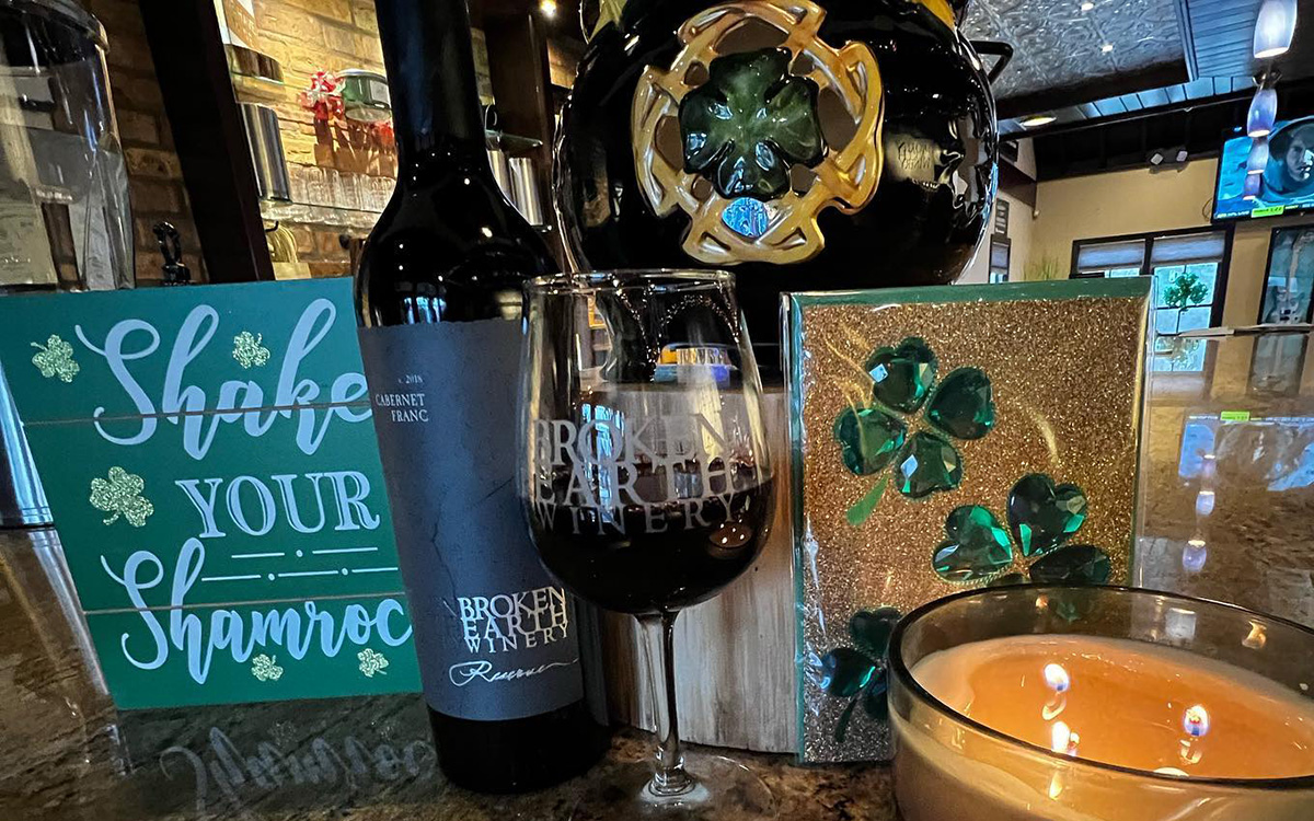 St. Patrick's Social at Broken Earth Winery in Long Grove