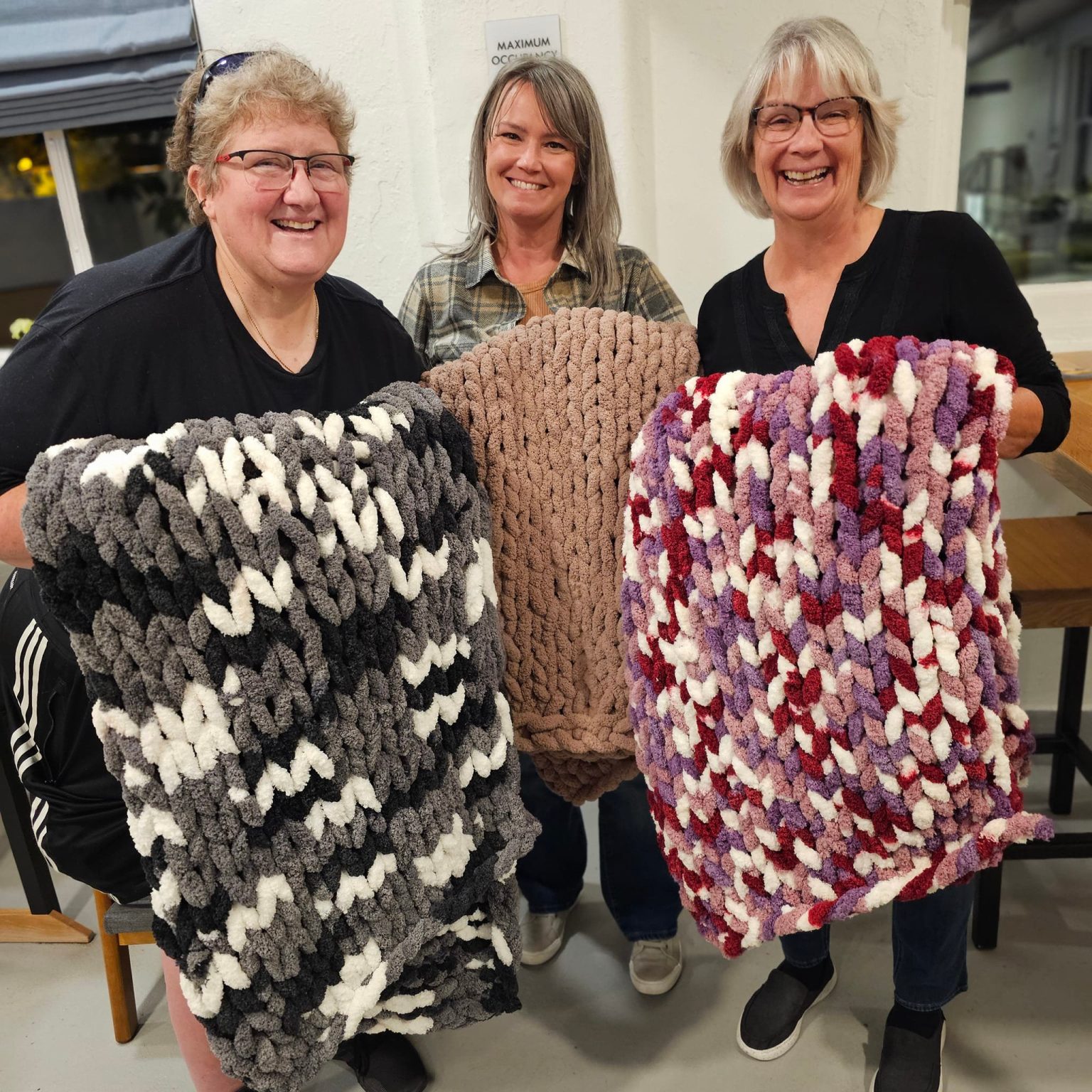 Chunky Knit Blanket Workshop