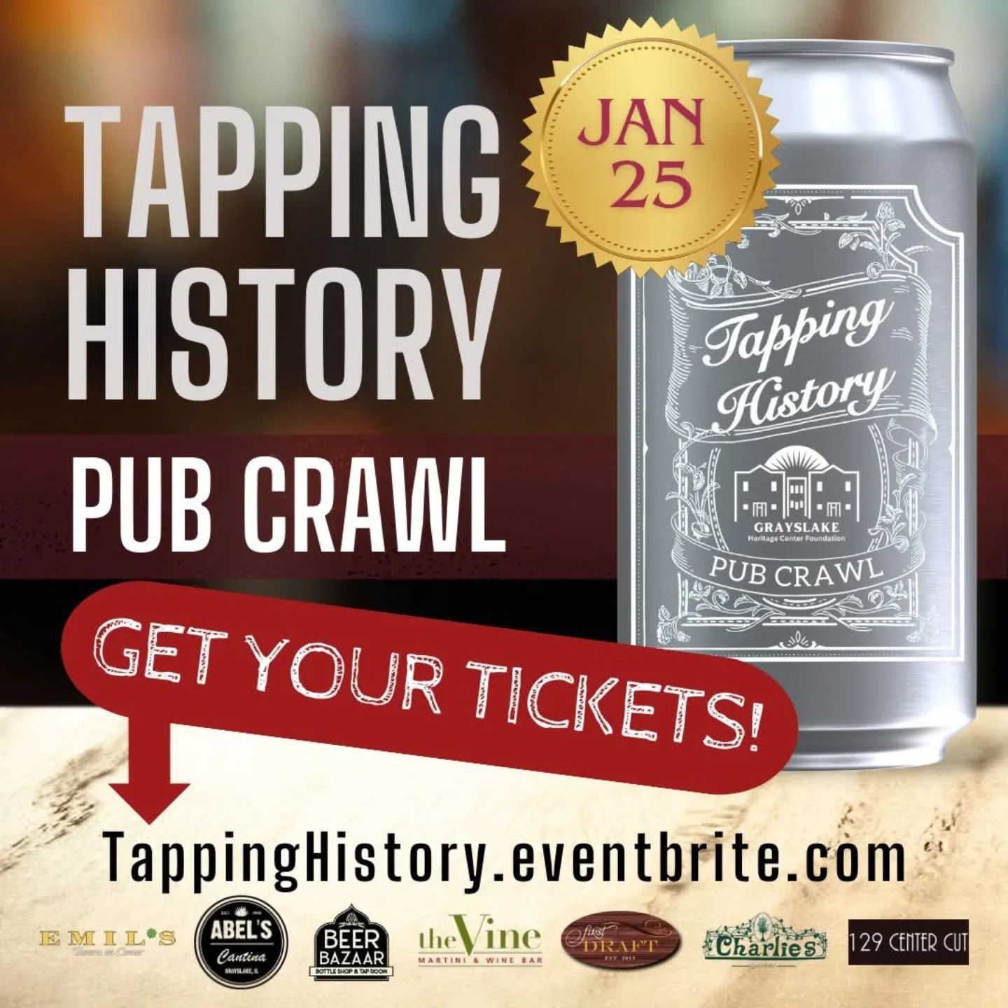 2025 Tapping History Pub Crawl at Beer Bazaar