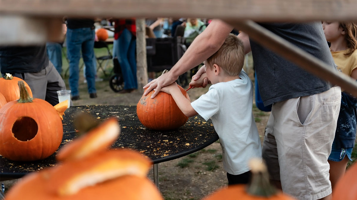 Great Highwood Pumpkin Festival: Skeletons on Display and Pumpkin Town USA