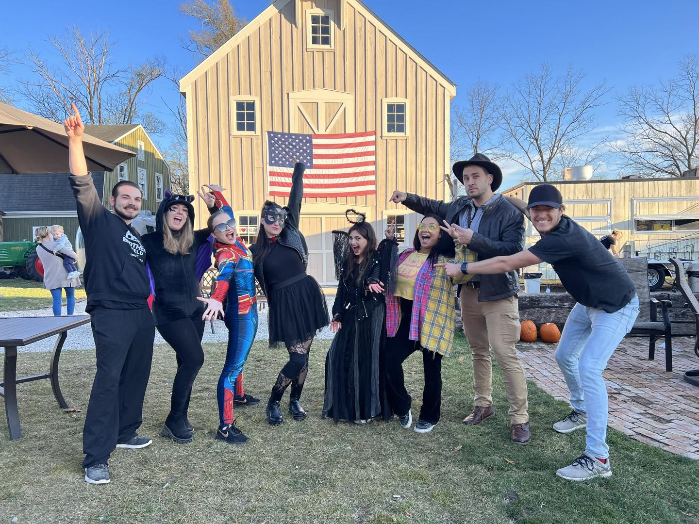 Brothers' Field Season End Halloween Costume Party