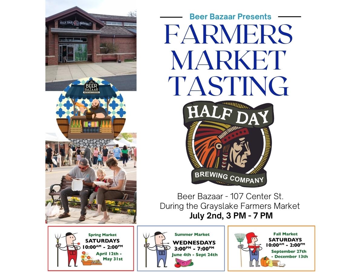 Free Half Day Brewing Tasting at Beer Bazaar in Grayslake