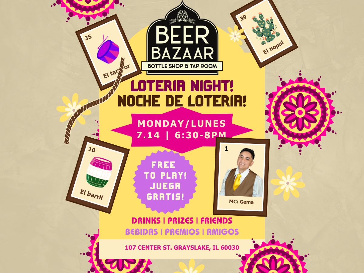 ¡Loteria Bingo Night!
