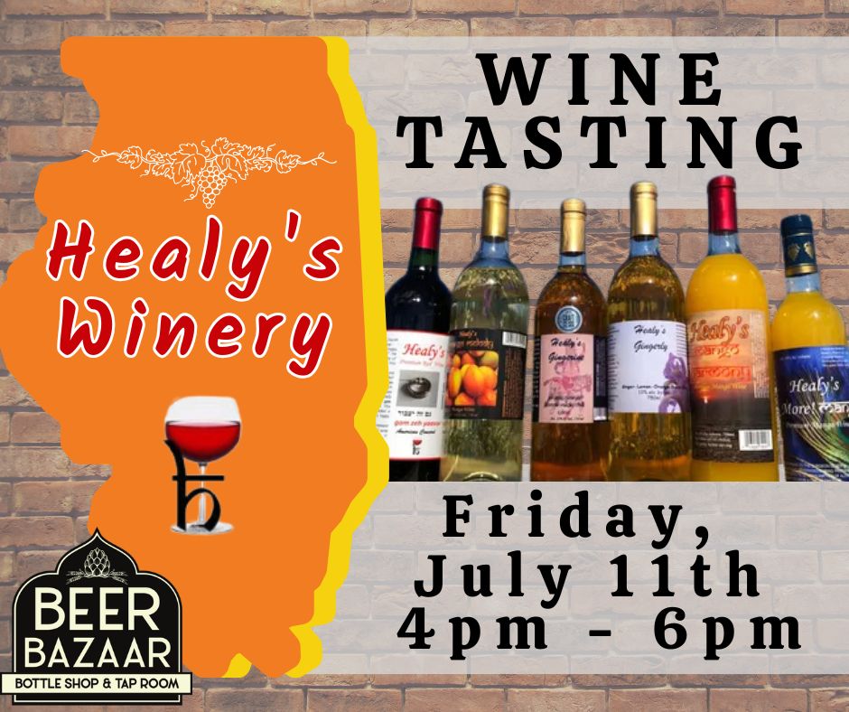 Free Wine Tasting: Healy’s Craft Winery