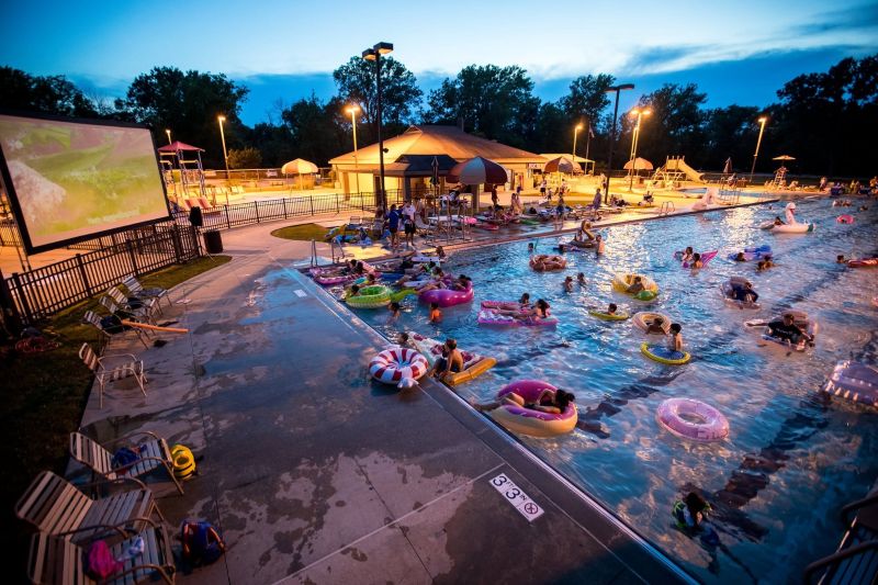 Flick and Float at Deerspring Pool 