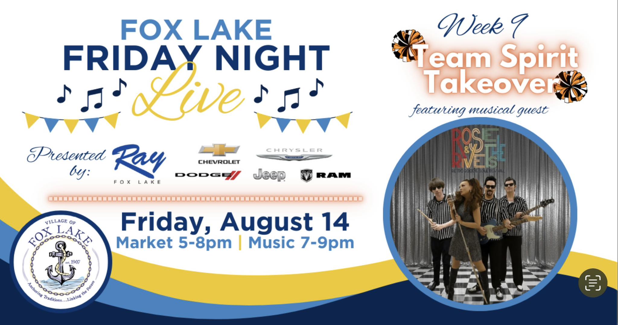 Fox Lake Friday Night Live Week 9 - Team Spirit Takeover