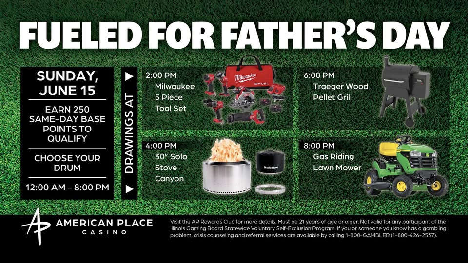 Father's Day Giveaway at American Place Casino
