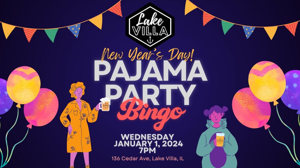 New Years Day PJ Bingo at Harbor Brewing