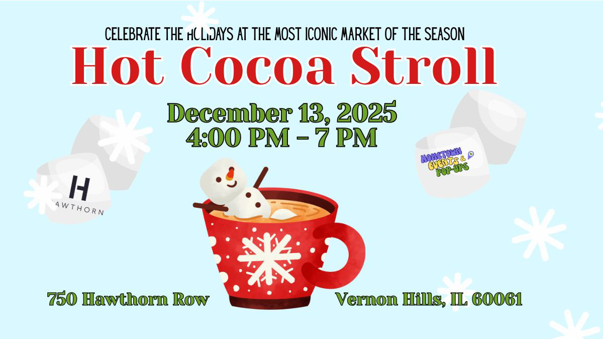 Hot Cocoa Stroll at Hawthorn Row