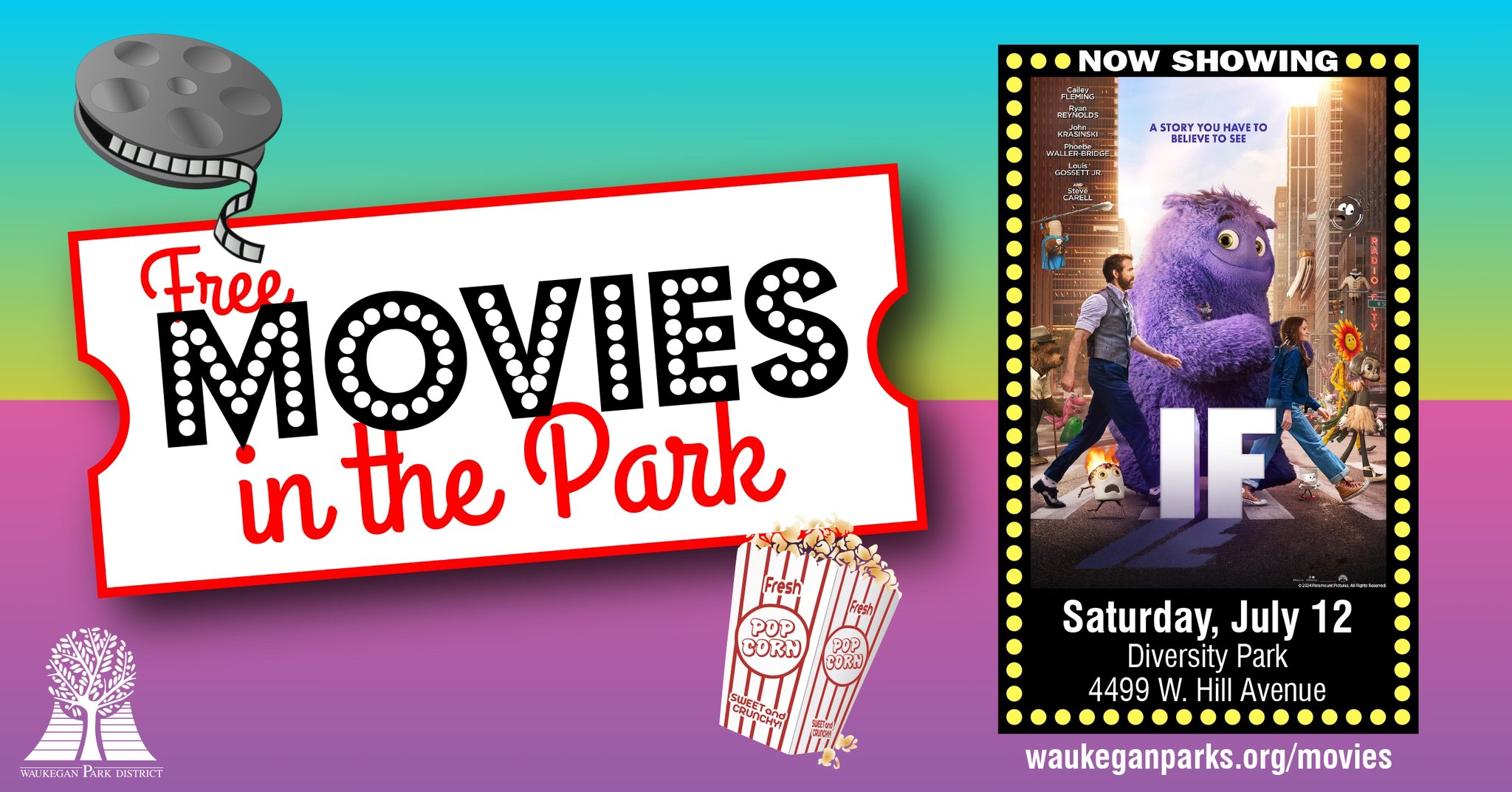 Free Screening of IF (PG) with Art Activities in Waukegan