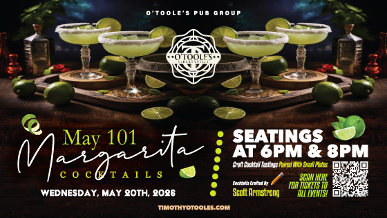 May 101: Margarita Cocktails at O'Toole's Libertyville