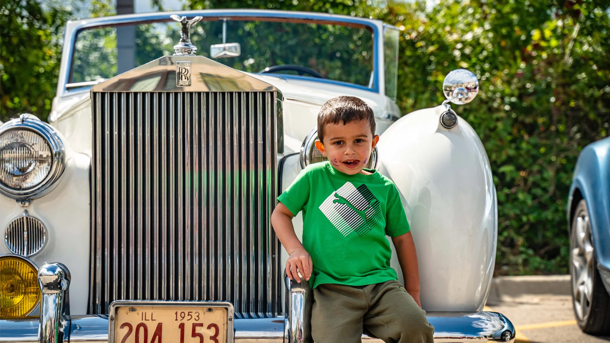Vintage Car Show at St. Johns North Lot in Highland Park