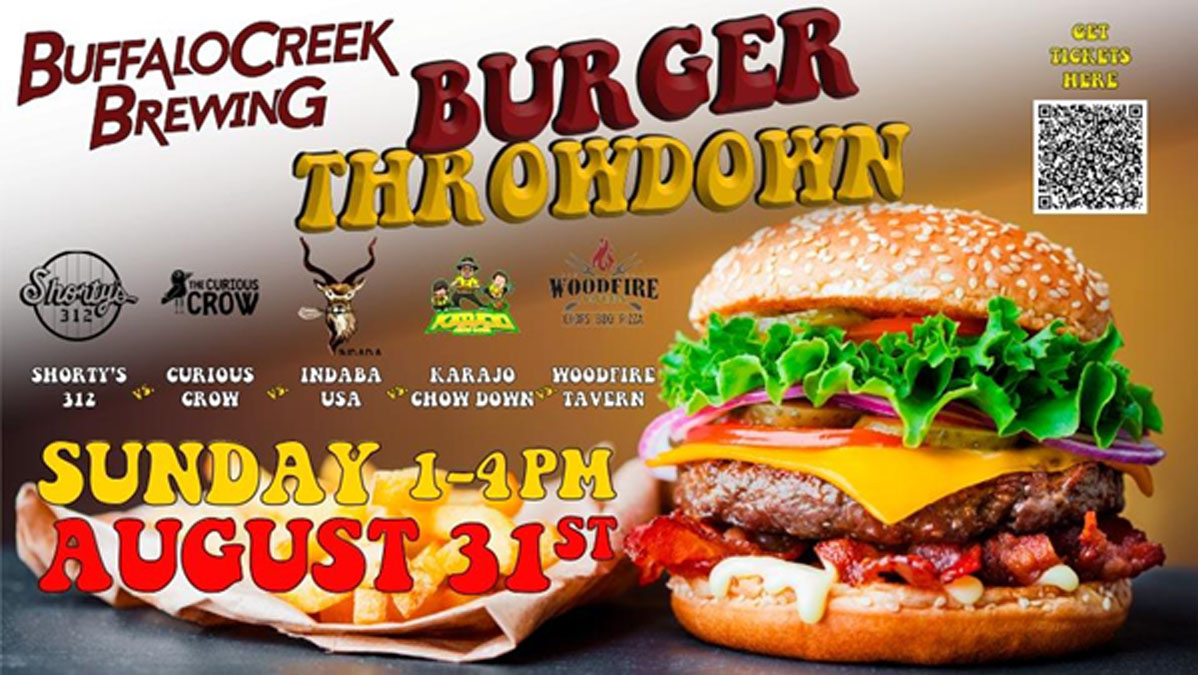 2025 Burger Throwdown at Buffalo Creek Brewing 