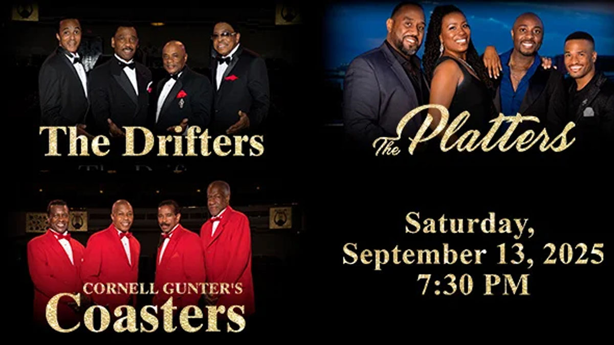 The Drifters, The Platters and Cornell Gunter's Coasters at Genesee Theatre