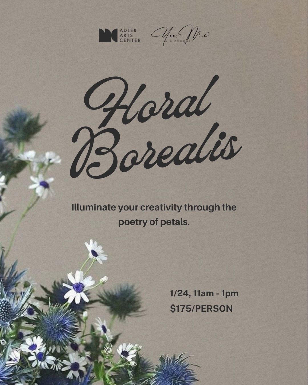 Floral Borealis Floral Workshop at Adler Arts Center
