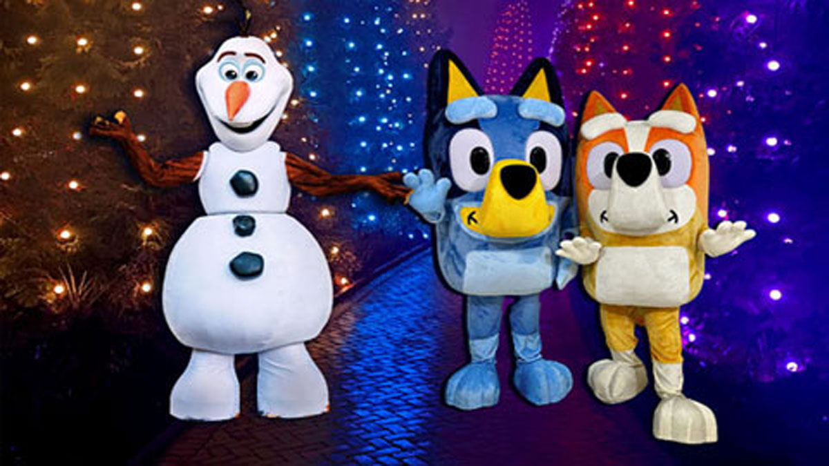 Lightscape Jingle Jam Family Night at Chicago Botanic Garden
