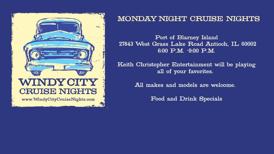 Monday Night Cruise Nights at Port of Blarney Island