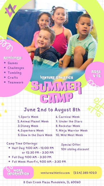 Summer Camp at Venture Athletics