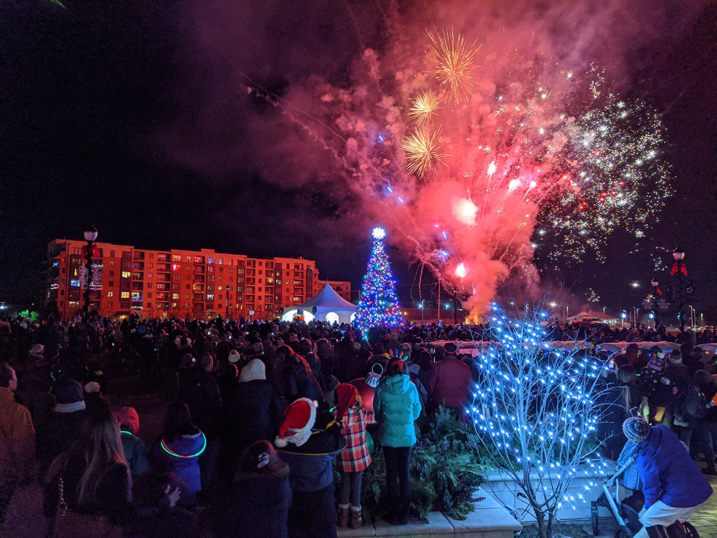 Winter Tree Lighting Festival in Mundelein