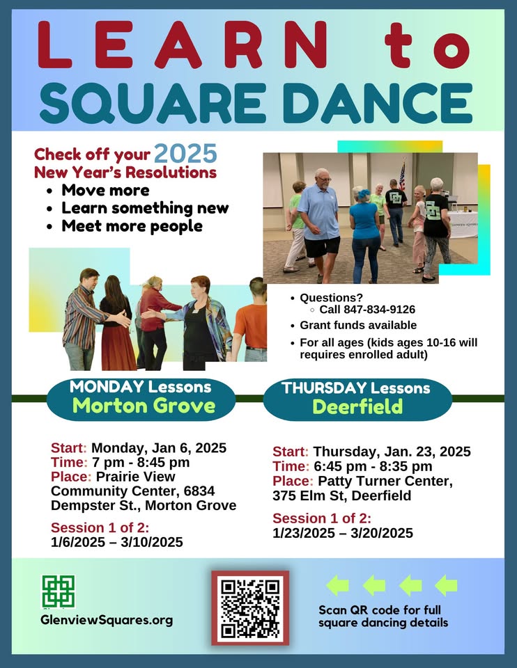 Square Dancing Lessons at Patty Turner Center