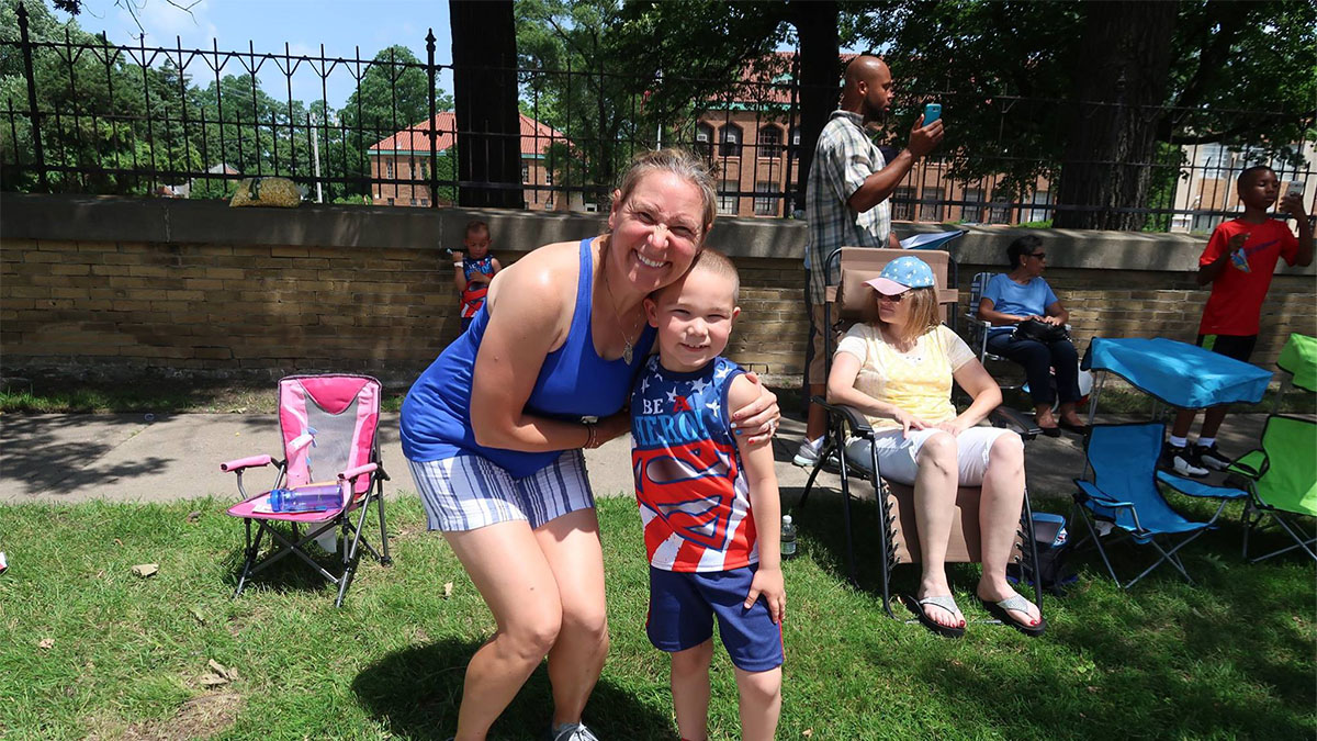 Independence Day Parade Picnic in Waukegan