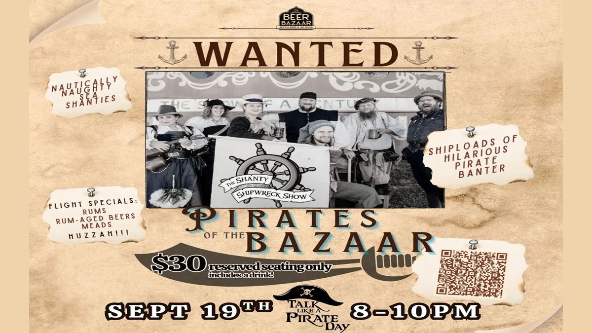 Pirates of the Bazaar: The Shanty Shipwreck Show in Grayslake