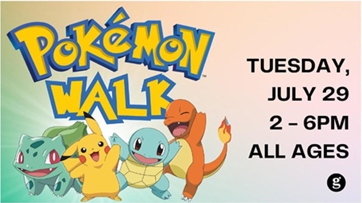Pokemon Walk at Grayslake Area Public Library