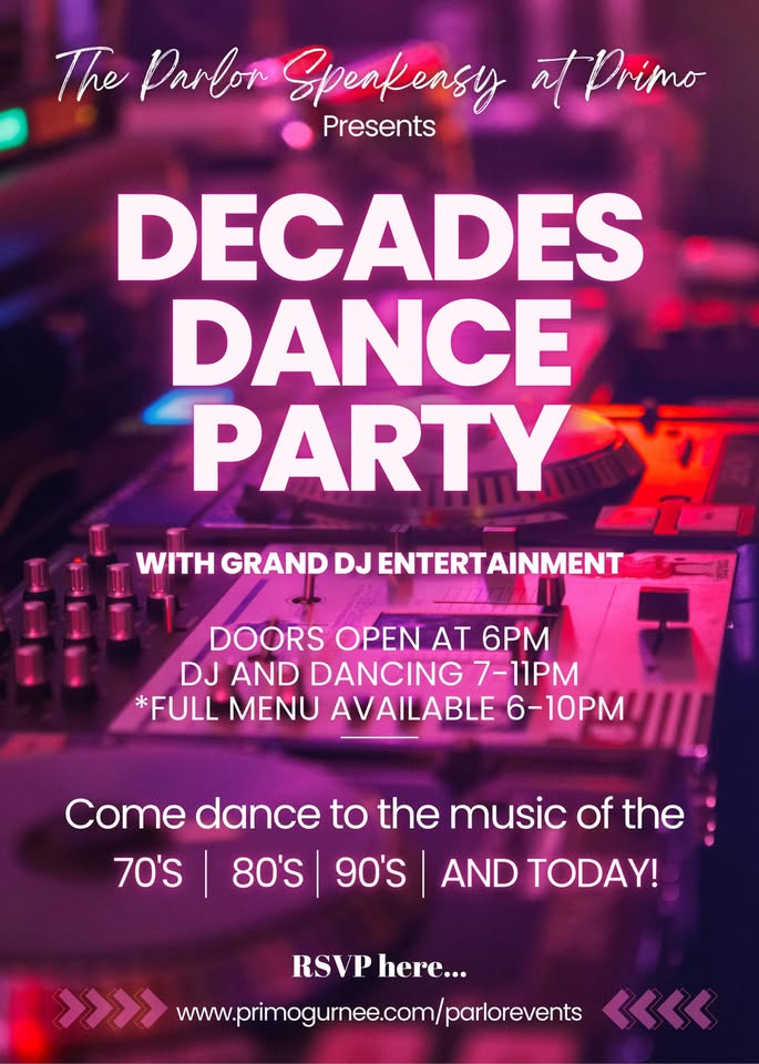 Decades Dance Party at Primo