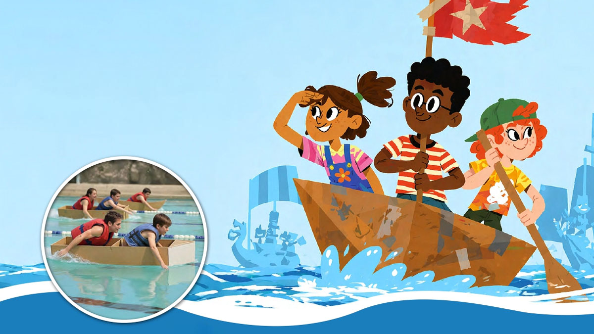 Cardboard Regatta in Waukegan