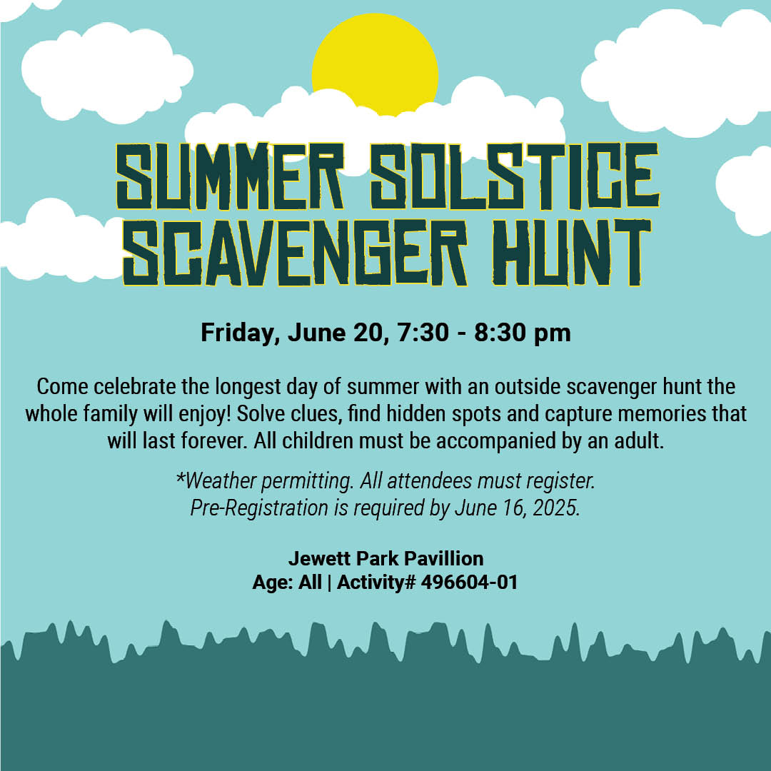 Summer Solstice Scavenger Hunt at Jewett Park