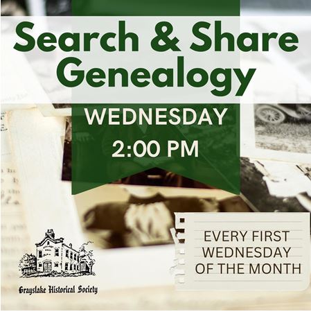 Search and Share Genealogy at Grayslake Heritage Center and Museum
