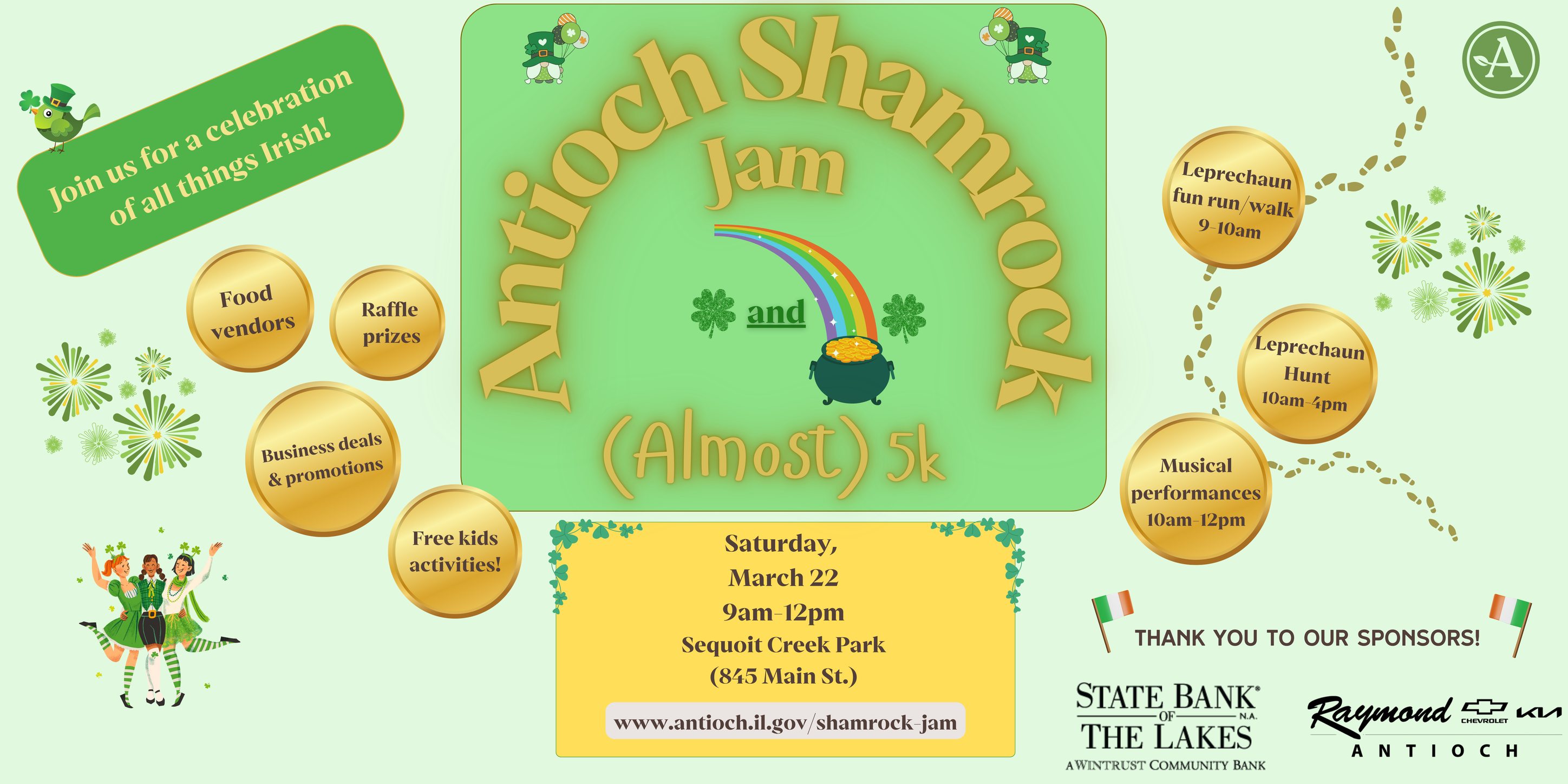 Antioch Shamrock Jam and (Almost 5K) 