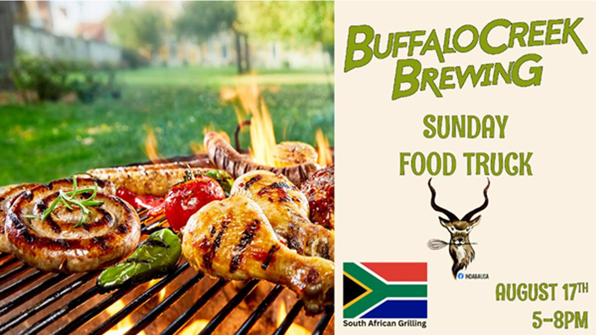 Sunday Food Truck with South African Grilling at Buffalo Creek Brewing