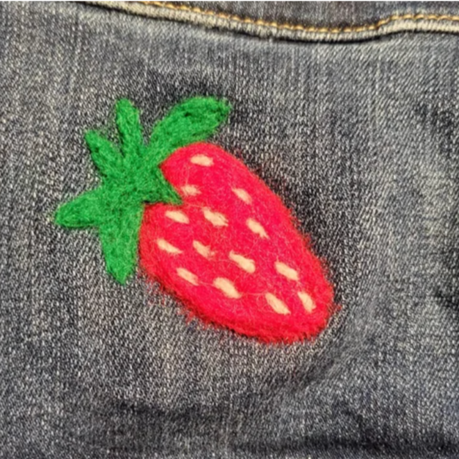 Felt Patch Making Class at Liberty Prairie