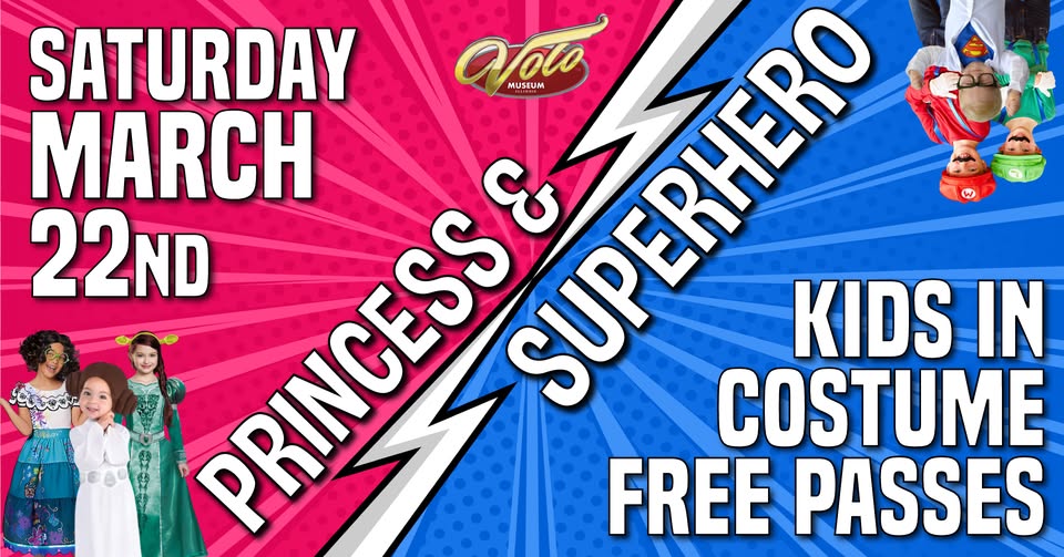 Princess / Superhero Day at Volo Museum