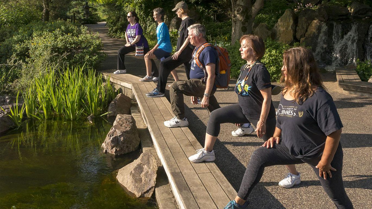 Nature and Rhythm Fitness at Chicago Botanic Garden