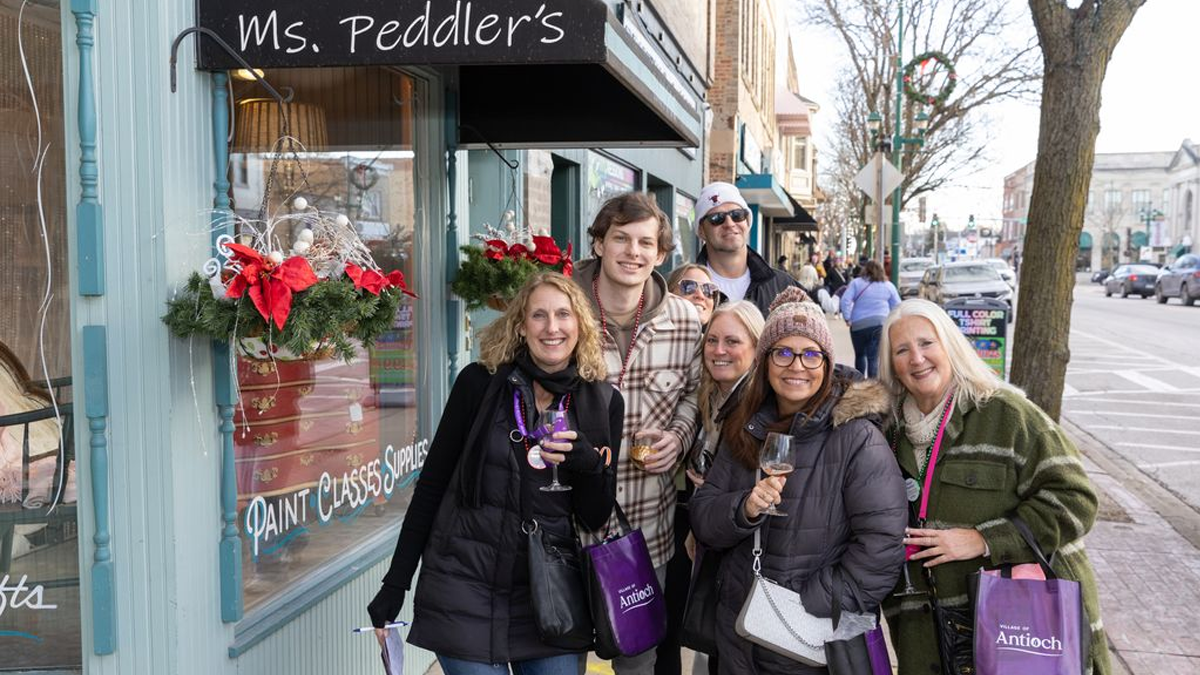 Winter Wine Walk in Downtown Antioch