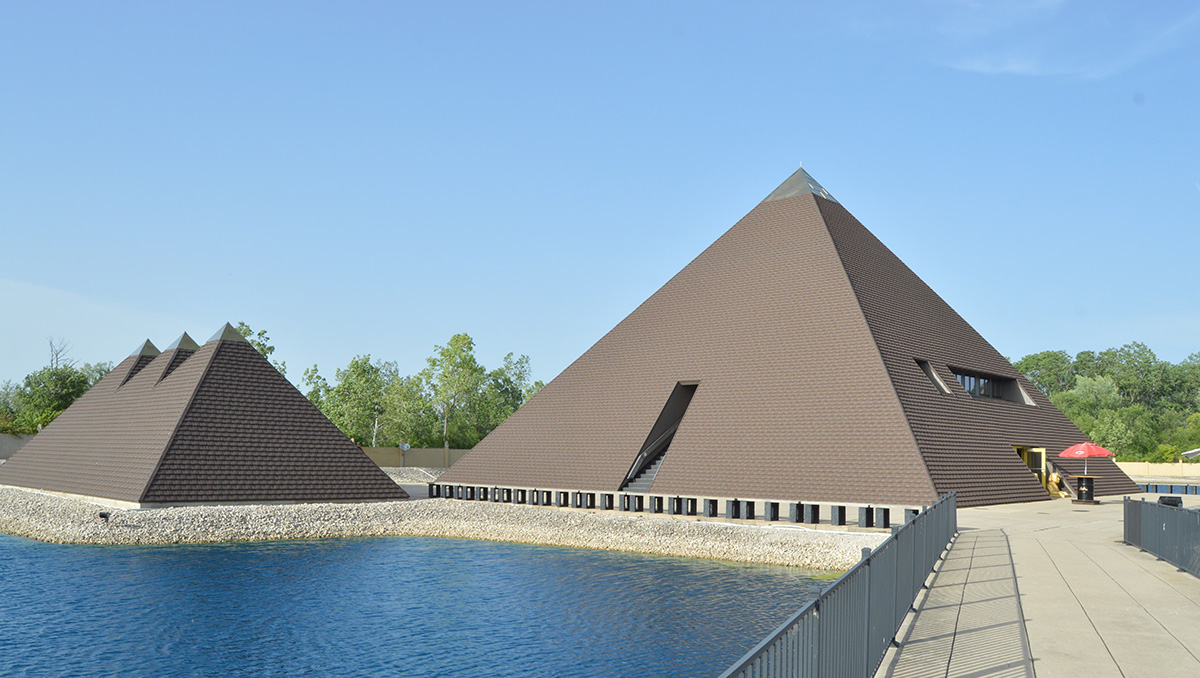 Gold Pyramid House
