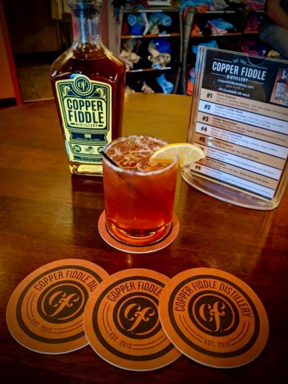 Cranberry Crush at Copper Fiddle Distillery in Lake Zurich